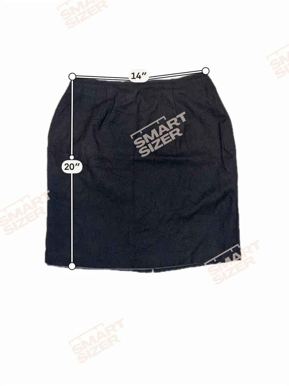 Norton MacNaughton Womens 100% Wool Skirt Black Size 12